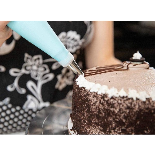Återanvändbara spritspåsar och munstycken för cupcakes: Bakverktyg