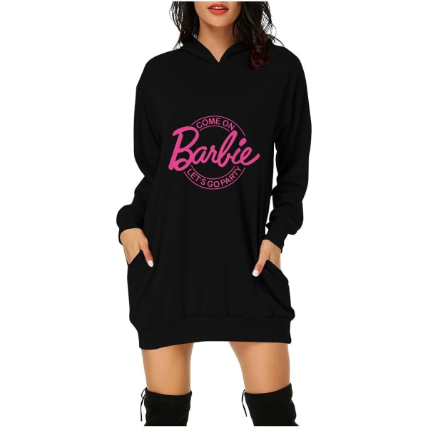 Huvklänning för kvinnor - 'Come On Barbie'- print