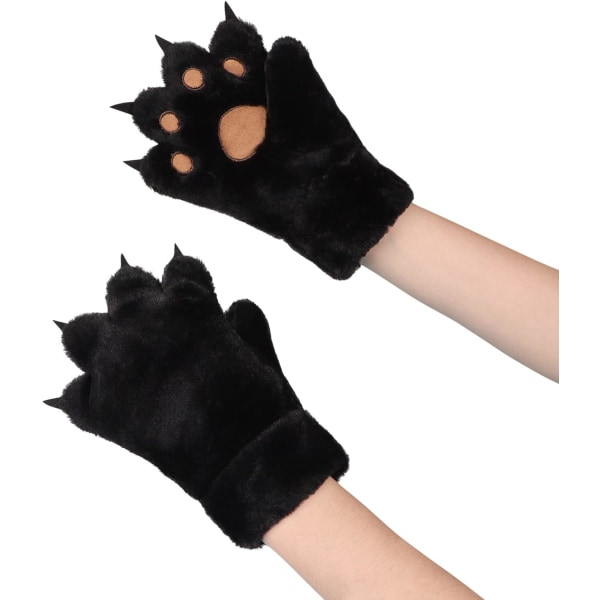 Plysch Animal Paw Handskar för barn - Söt design