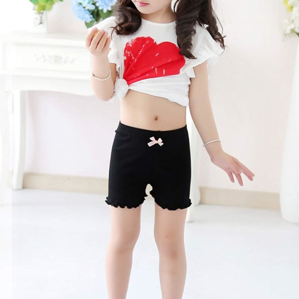 Dansshorts för flickor 4-delad barnklänning shorts danscykel