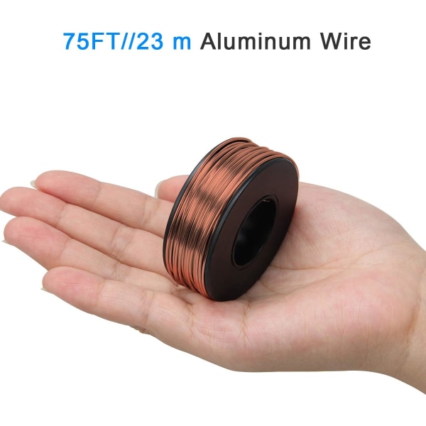 Aluminium Craft Wire 1mm 23m - Mjuk DIY Metal Craft Art Wire