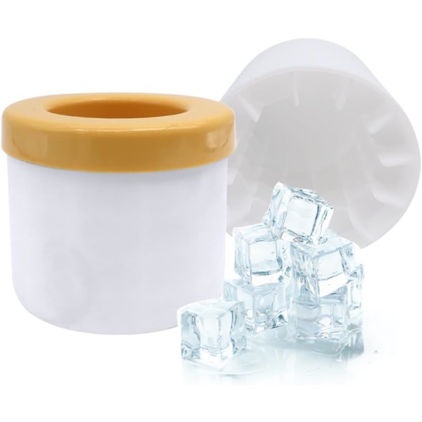 Iskubsformar av silikon med lock - Press-Type Easy-Release Ice Maker Cup (60 iskuber)