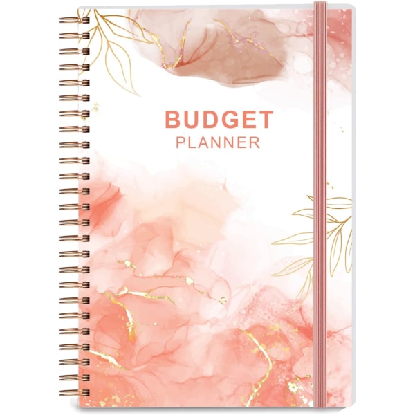 Budgetplanerare - Månadsfinansiering Organizer , Rose Watercolor