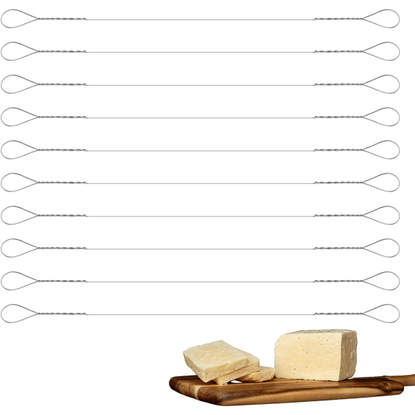 Byte av 10 st ostskärstråd - 5,7 tum lång skärtråd för ost och smörskärning