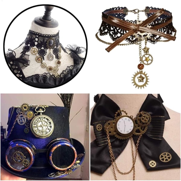 100 grams kuggar och kugghjul - Steampunk Craft Accessories