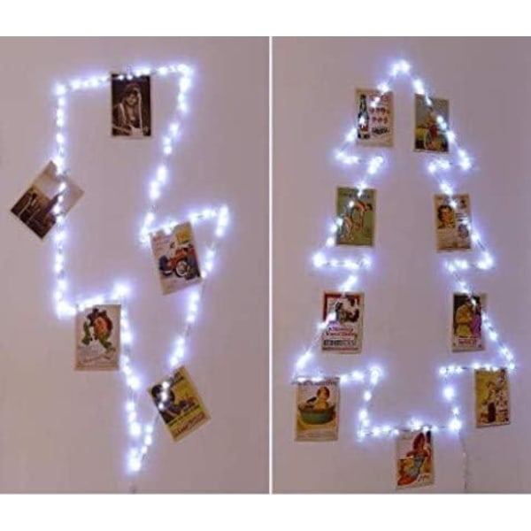 Photo Clip Fairy String Lights - 17 fot med 50 klara clips