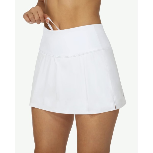 Tennis Golf Running Active Skorts kjolar för kvinnor - med Grippy Silikon