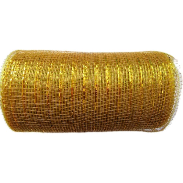 10 yards metalliskt mesh Tan/guld, 6" x 10 yards)