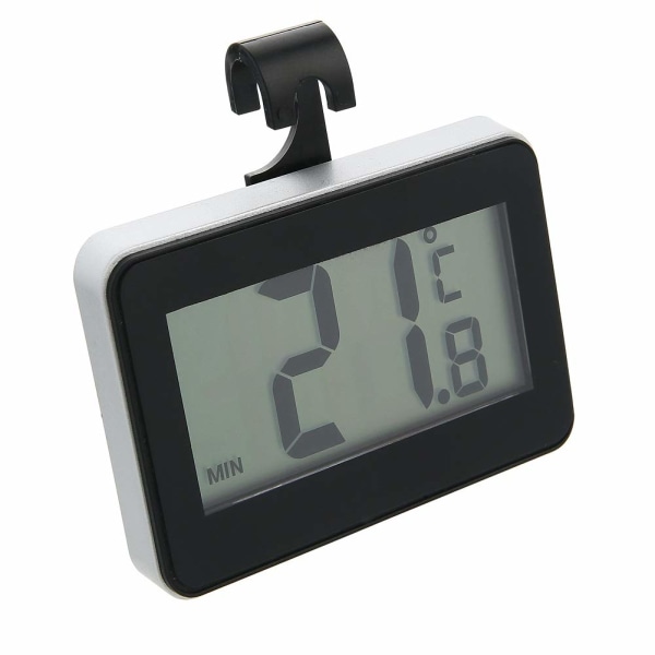 Digital frystermometer & kyltemperaturmonitor - Trådlös med LED-display