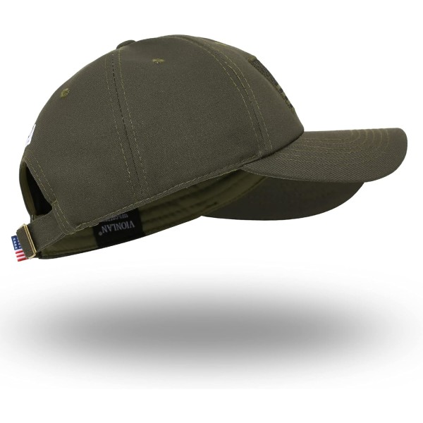 American Flag Hat Herr Dam Justerbar USA Baseball Cap Låg profil Plain Dad