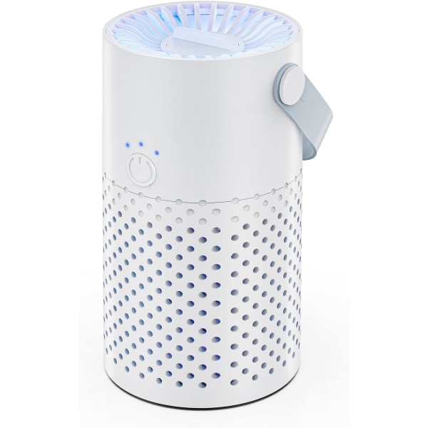 Mini Portable Air Purifier - True HEPA Air Cleaner för hem och bil