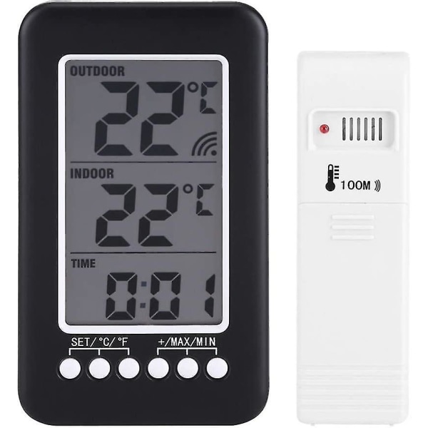 Digital LCD utomhustermometer utomhustermometer temperatur trådlös sändare