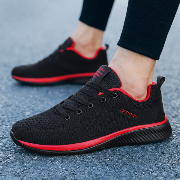 Löparskor Herr Dam Sneakers för par 2023 Våren Outdoor Walking Shoes Unisex Athletic Gym Trainers Man Kvinnliga Skor US SIZE Black 8