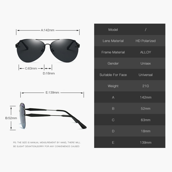 Lyxmärke Solglasögon Män Polarized Driving Coating Glasögon Metall Båglösa Solglasögon För Män Gafas De Sol Hombre GunBlack