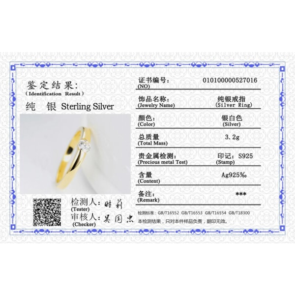 Allergifri guldfärg äkta tibetansk silverring rund naturlig zirkon CZ förlovningsringar för vigselringar för män kvinnor US10