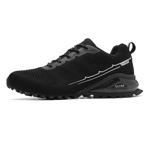 Big Size 50 Trailrunning Skor för män Hög kvalitet Professionell Man Trekking Sneakers Anti-halksula Man Promenad Sporttränare US SIZE Black 43