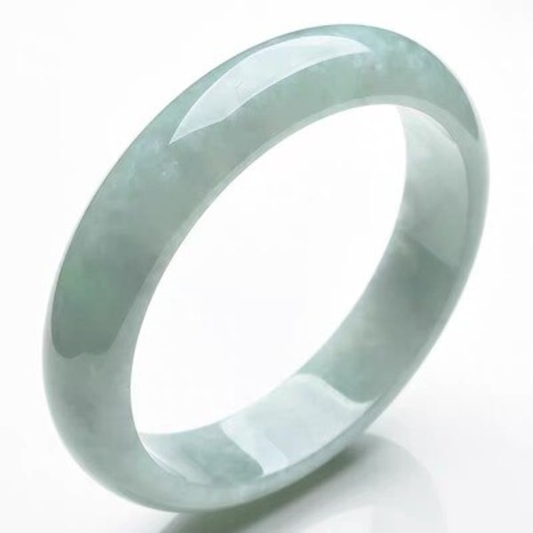 Burma Certifierad Jade Armband Kvinnor Healing Äkta Naturlig Jadeite Myanmar Emerald Ädelsten Armring 60-62mm