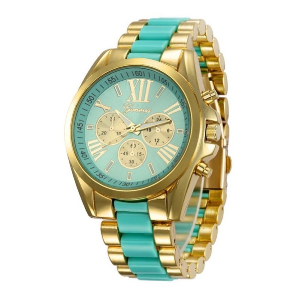 Herrmode watch med stålrem - Watch MintGreen