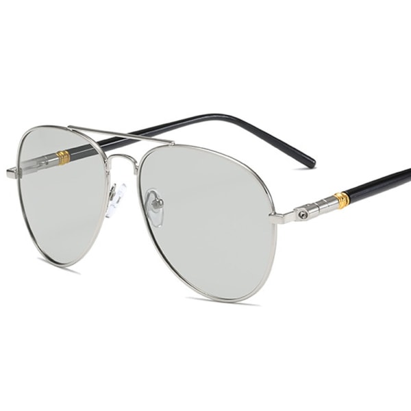 Lyxiga polariserade solglasögon för män Körsolglasögon för män Kvinnor Märkesdesigner Man Vintage Svarta Pilotsolglasögon UV400 BlackYellow