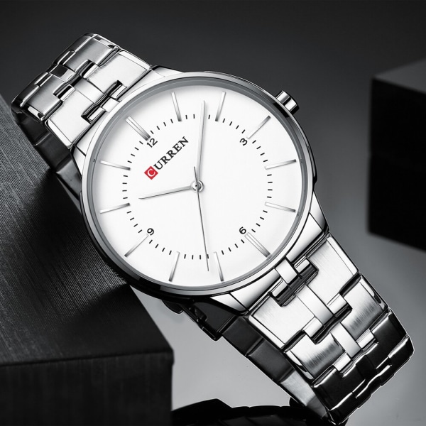 Top Lyxmärke CURREN Mode Militär Quartz Watch Herr Sport Armbandsur Watch Clock Hour Man Relogio Masculino Red