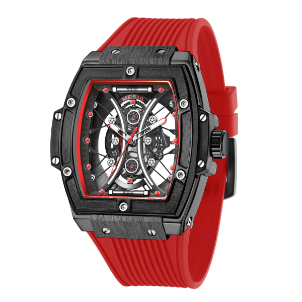 MEGIR Brand Luxury Quartz Watch for Herr Mode Militära sportklockor Vattentät självlysande klocka Armbandsur Reloj Hombre 8109 RoseBlue