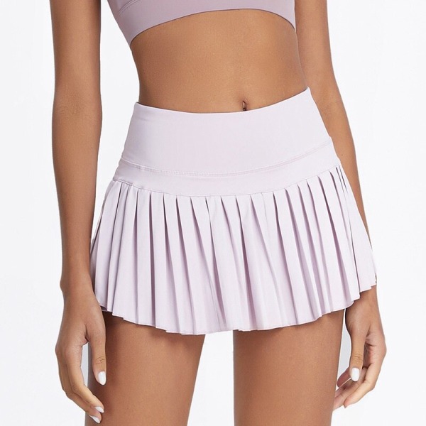 Cloud Hide Dam Tenniskjolar XS-XXL Dans Löpning Cykling Plisserad byxkjol SEXIG Sport Fitness Gym Hög midja Skort NoblePurple XL