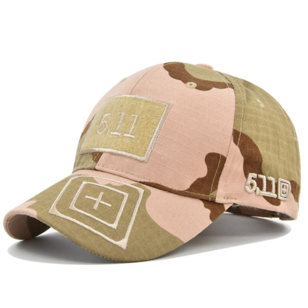 Camouflage Hat 511 Broderad Baseball Cap Army Camouflage Outdoor Tactics Jungle Hat 5.11 Kardborre Military Cap CustomizedStyle Adjustable