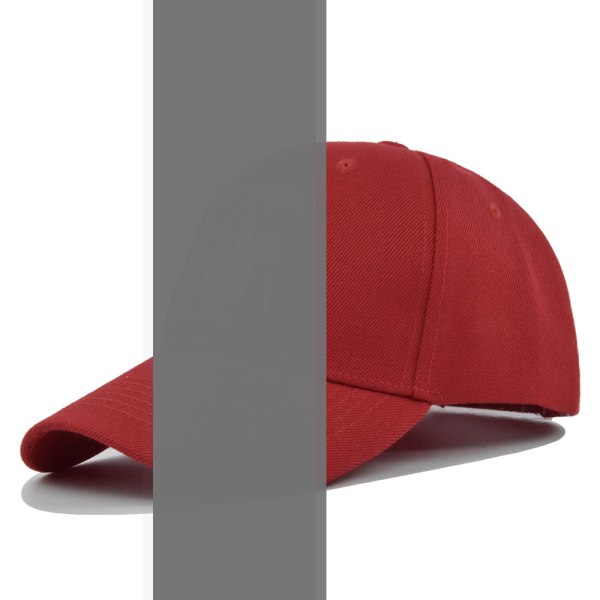 Tredimensionell broderi cap Kalle Anka Broderad Peaked Cap Solskyddad cap Trucker Hat Partihandel Ce5452WineRed Adjustable
