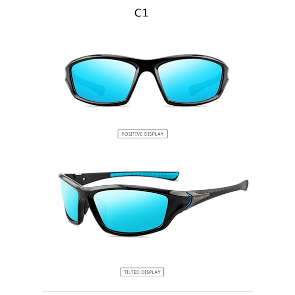 2023 Lyxiga polariserade solglasögon för män Körskydd för män Solglasögon för män Vintage Resefiske Klassiska solglasögon C1blue