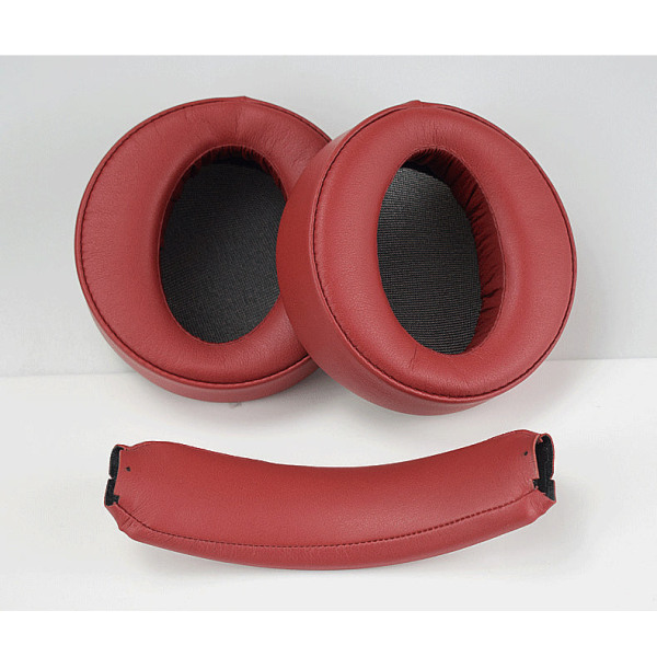 1 par Ersättnings-öronkudde för Sony MDR-XB950BT Xb950b1-kudde Case 1st Red