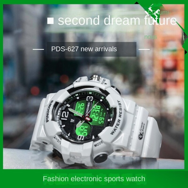 Klassiska herrklockor Multifunktionell digital vattentät elektronisk watch Blue