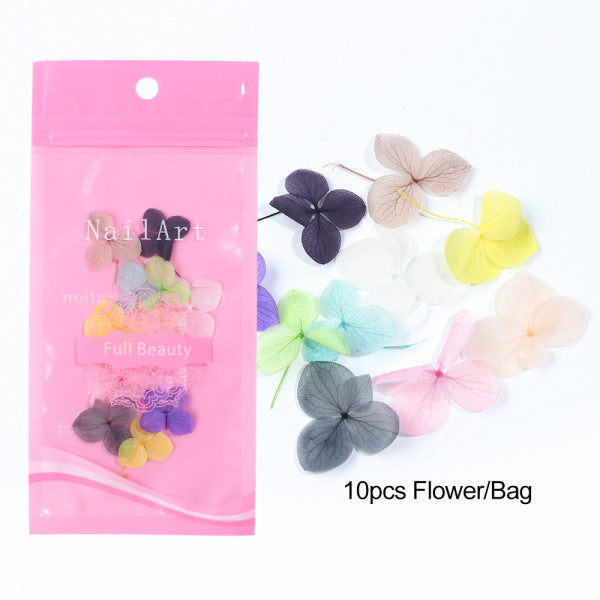 Nail Art Ins japanska populära eviga torkade blommor -10 flowers/bag (2.3g)