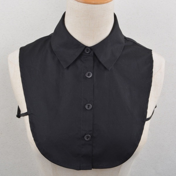 Elegant fuskkrage för kvinnor Avtagbar halvflerfärgad bomullsskjorta som tillval ett stort antal Cowboy 27 cm
