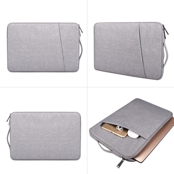 Case för 11 12 13 14 15 17 tum för MacBook Huawei Surface datorväska No047 Dark gray(with packet) 14.1-15.4(Macbook16)