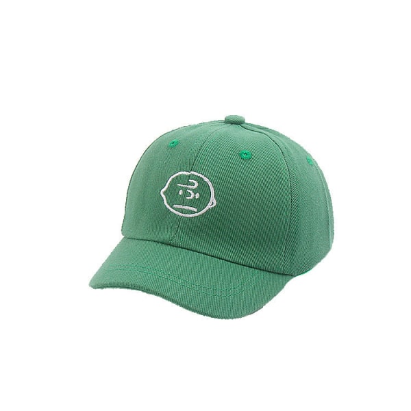 Klassisk baseballhatt Casual Sport Solhatt Barn Baby Green M