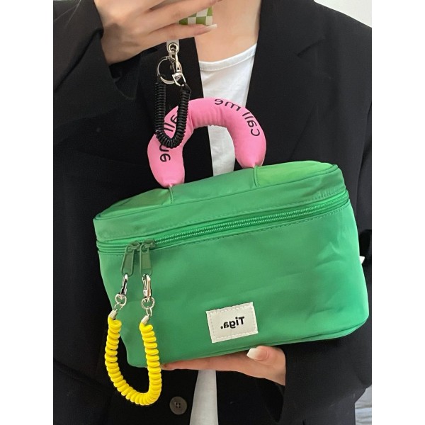 Dam Handväska Buggy Bag Nylon Vattentät Bärbar Väska Stor kapacitet väska Green