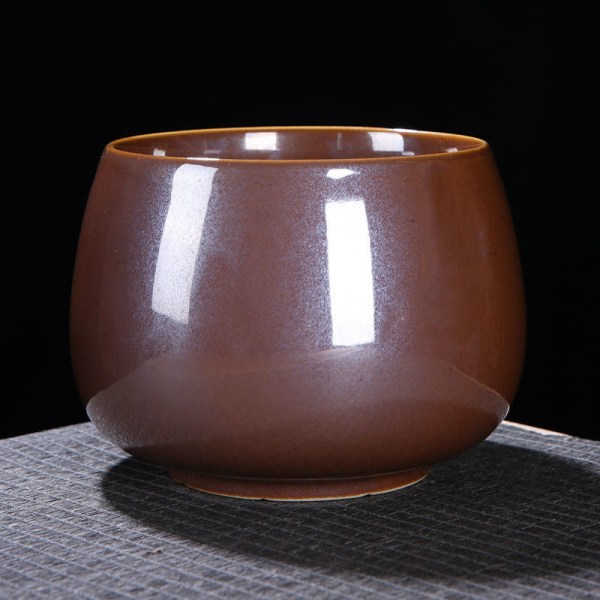 Hem Askfat Skål Te Stor kopp Tvättad keramik Set Tebricka Te Ceremoni Bestick Skrivborste Tvättmaskin Other Ruyi cylinder-Brown (large)