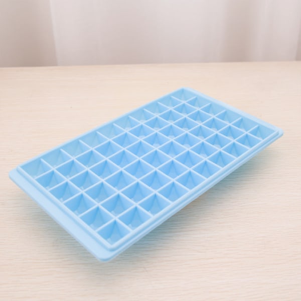 Ice Cube bricka Kreativ formad form Frozen förvaring för choklad kalla drycker 96 kvadratformad 60 grid Blue