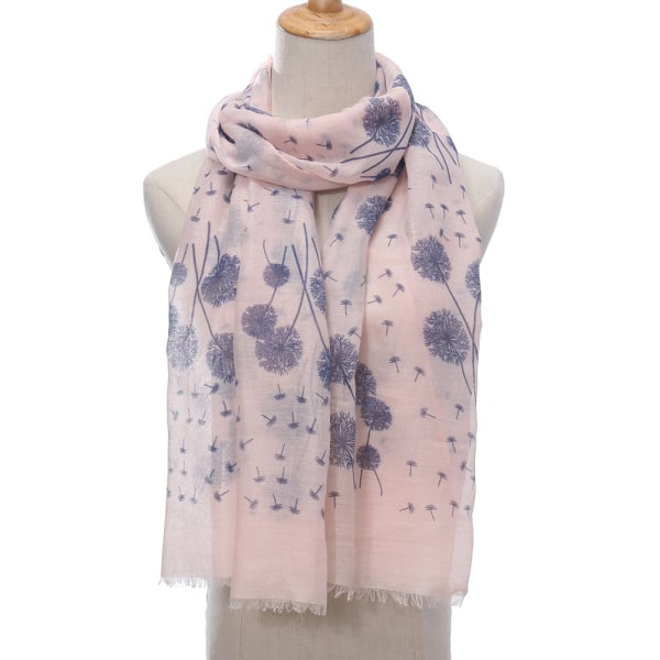 Comfort Women Scarf Shawl 2022 Summer Sun Protection Printing Casual Pink