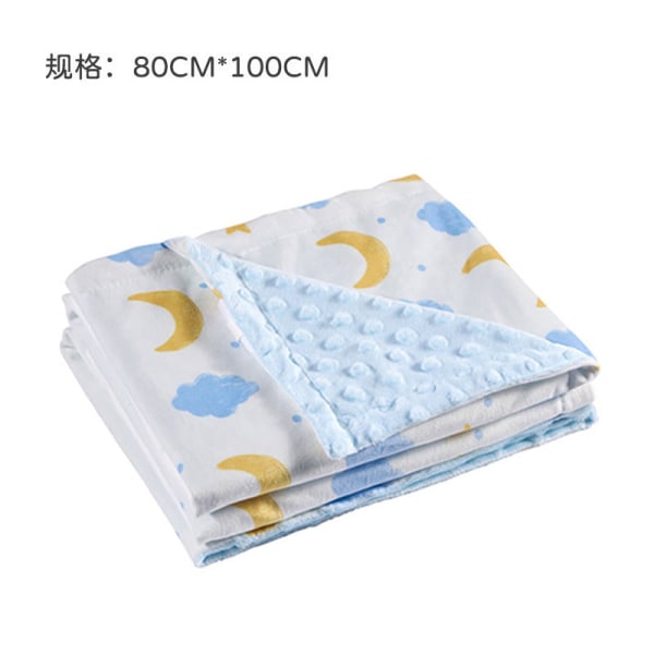 Mjuk komfortfilt Baby Barn Sommar Bomull Luftbart cover Nyfödd porös matta Tian Meng starry sky