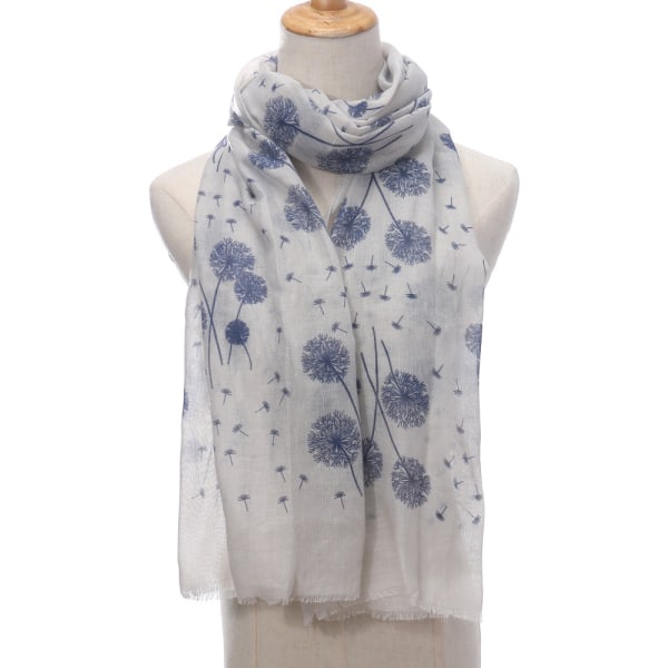 Comfort Women Scarf Shawl 2022 Summer Sun Protection Printing Casual White