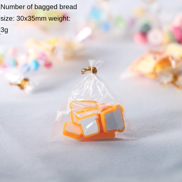 Mikrominiatyrmöbler Små småskaliga leksaksdockor hemma DIY Decora Mini Bagged Food Series Bagged lollipop