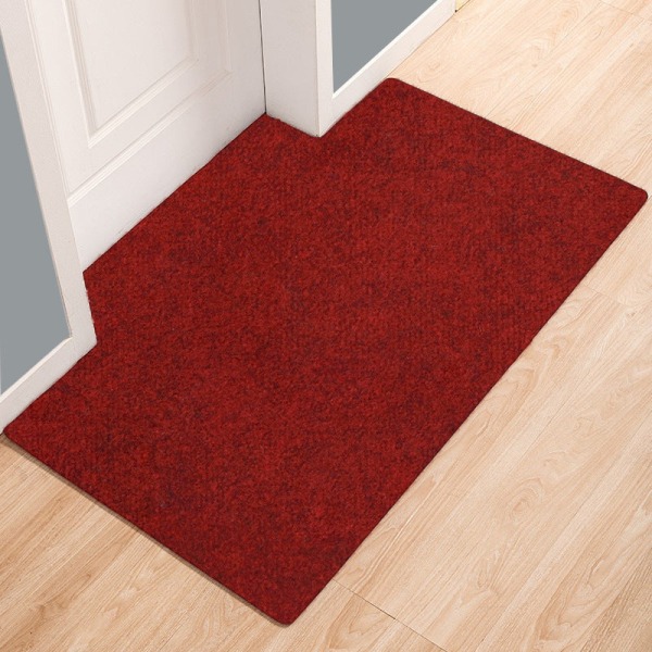 Duschmatta halkskydd Absorberande bad Badrumsmatta Matta Hem Entry Wine Red 60×90cm