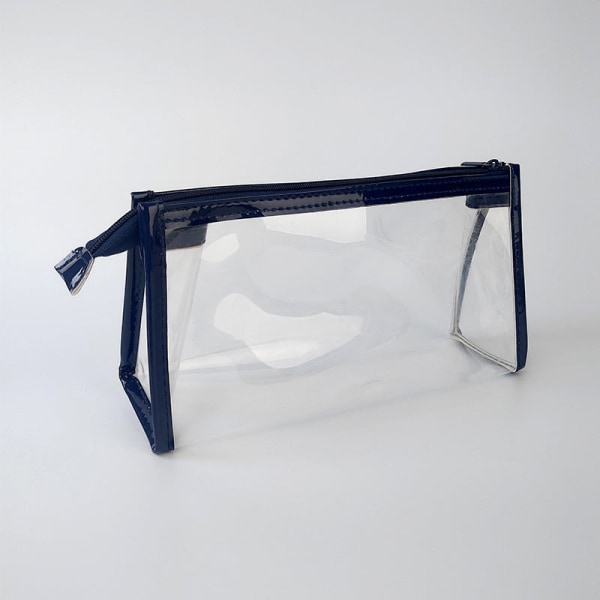 Fresh case Vattentätt Enkelt och hållbart multifunktionellt genomskinlig dragkedja Enfärgad case Dark Blue