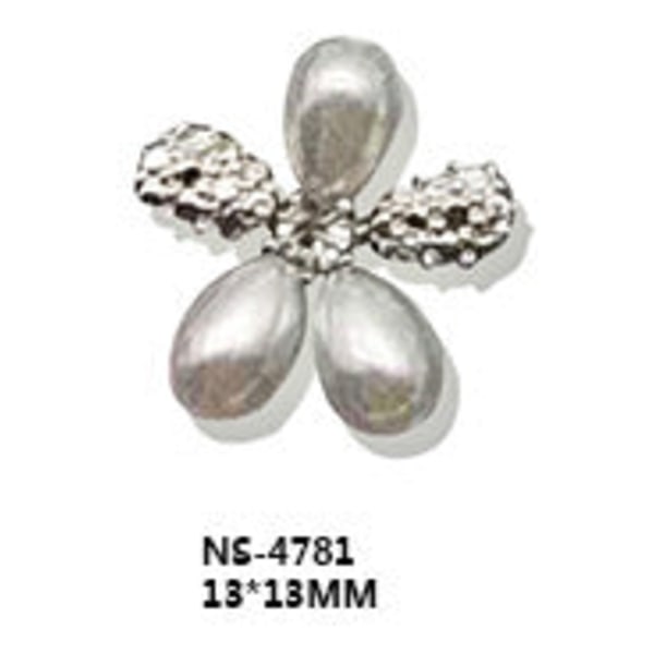 Nail Art Japansk stil tredimensionell fjärilslegering prydnad Opal Pearl NS-4781