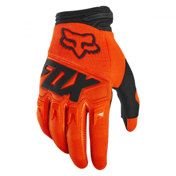 Gants de Cyclisme BMX VTT à Écran Taktil Homme Plein Doigts Rembourré pour Velo de Route Respirant Complète Antichoc Antidérapants（Orange noir, m）