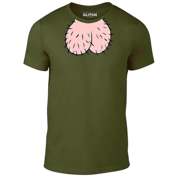 Nob Head T-shirt för män Military green Xxxx-large