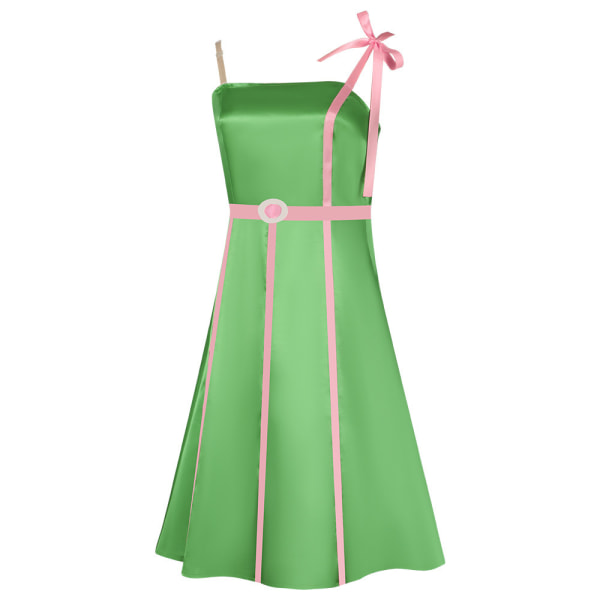 Barbie-grön klänning Kostym Fest Cosplay Halloween Scen Kostym M