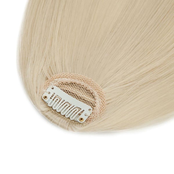 Clip In Hair Bangs Extensions French Hair Bangs Neat Hair Bang Hair Pi bleachblonde
