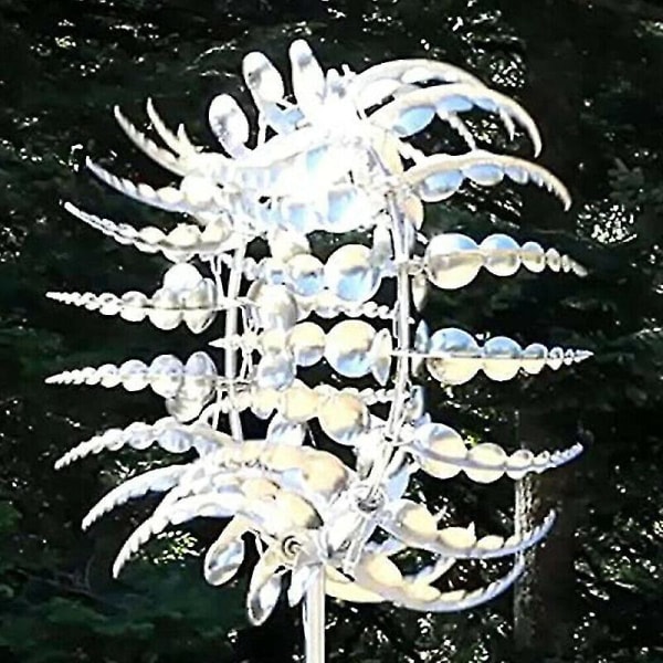 Unik Magical Metal Windmill Outdoor Wind Spinners Courtyard Pa